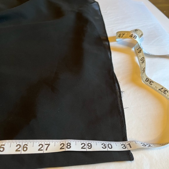 leena for Mac Duggal size L black Ruched sleeveless tie jumpsuit - Picture 9 of 10